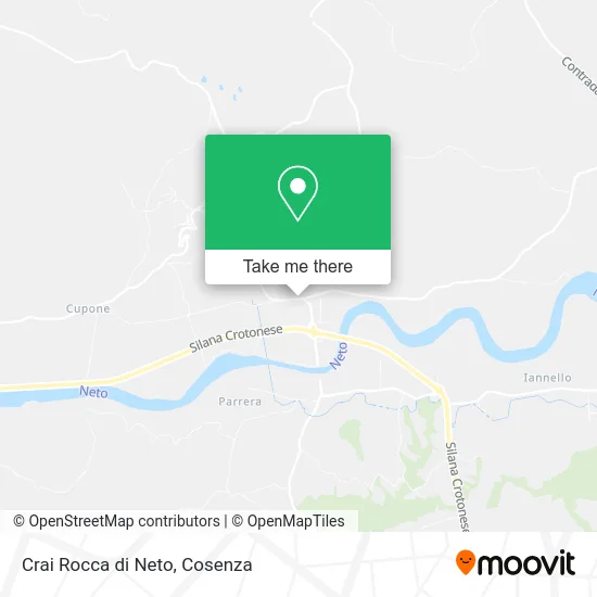 Crai Rocca di Neto map