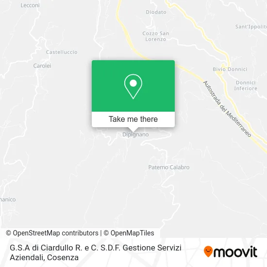 G.S.A di Ciardullo R. e C. S.D.F. Gestione Servizi Aziendali map