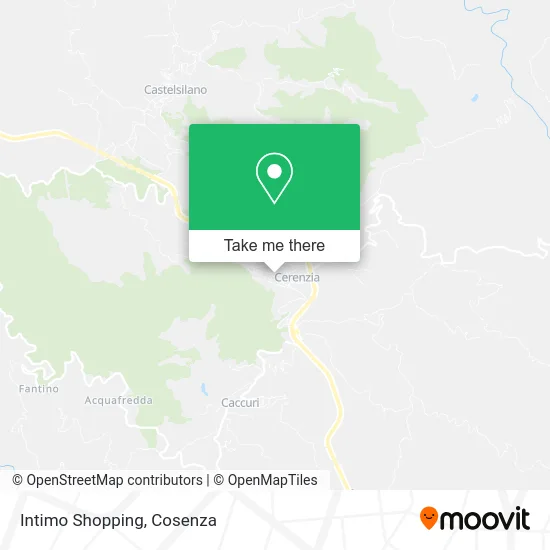 Intimate Shopping map