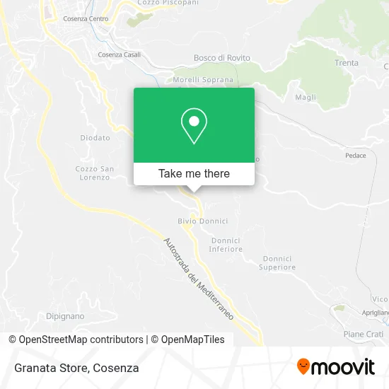 Granata Store map