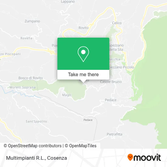 Multimpianti R.L. map