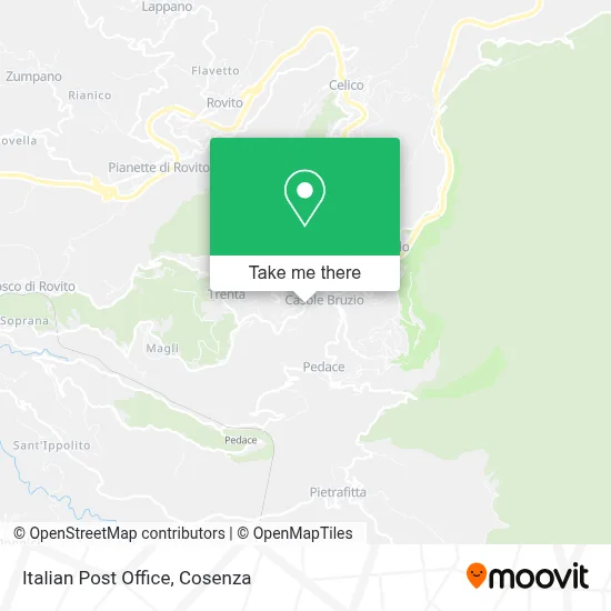 Italian Post Office map