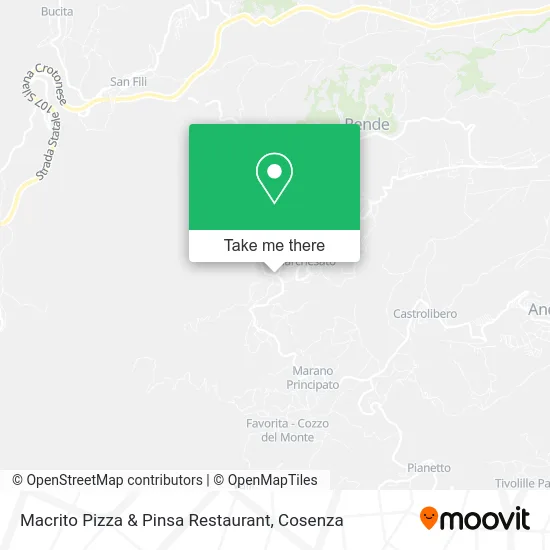 Macrito Pizza & Pinsa Restaurant map