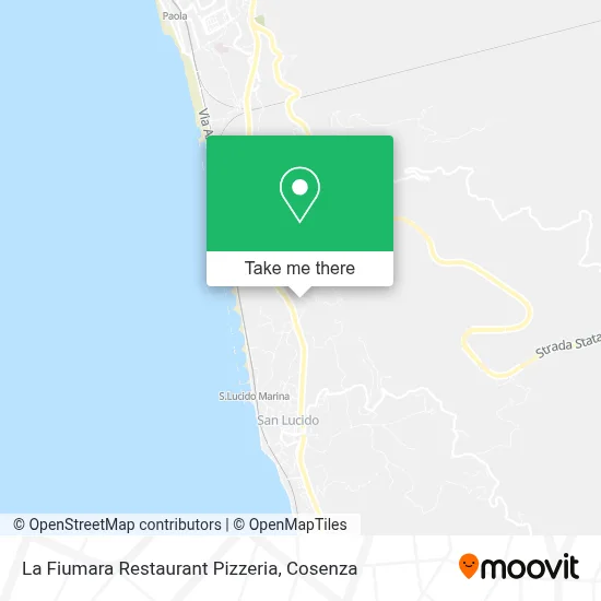 La Fiumara Restaurant Pizzeria map