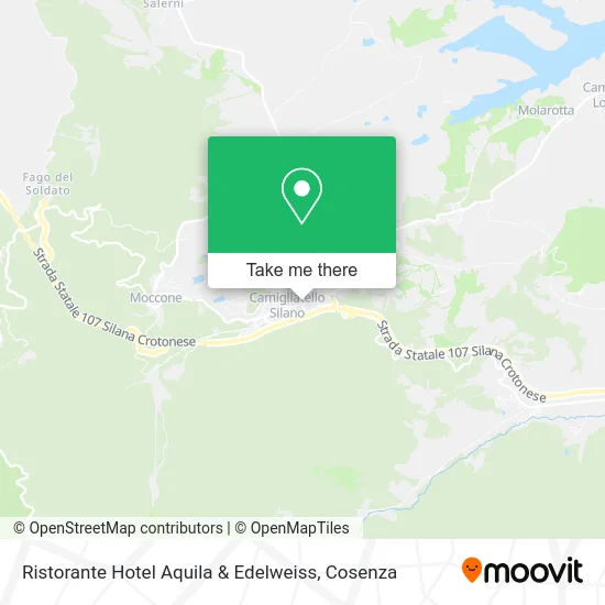 Aquila & Edelweiss Restaurant Hotel map