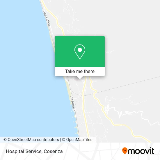 Hospital Service map