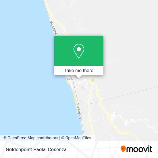 Goldenpoint Paola map