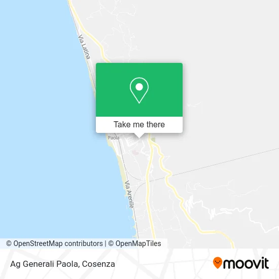 Ag Generali Paola map