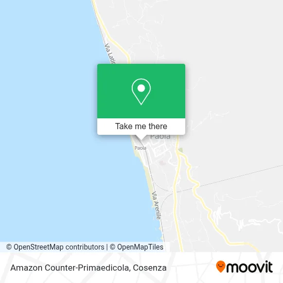 Amazon Counter-Primaedicola map