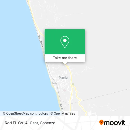 Rori El. Co. A. Gest map