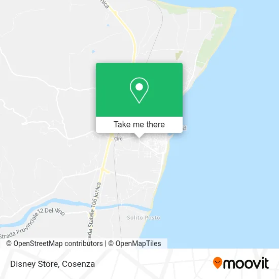Disney Store map
