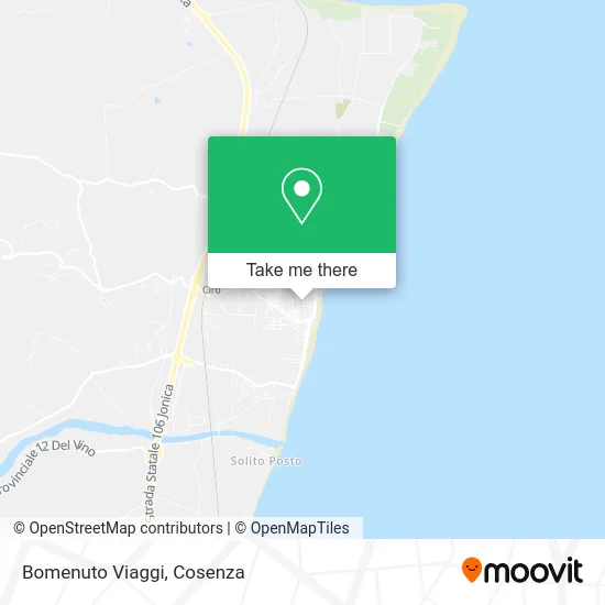 Bomenuto Viaggi map