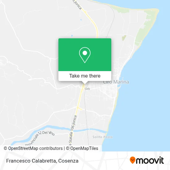 Francesco Calabretta map