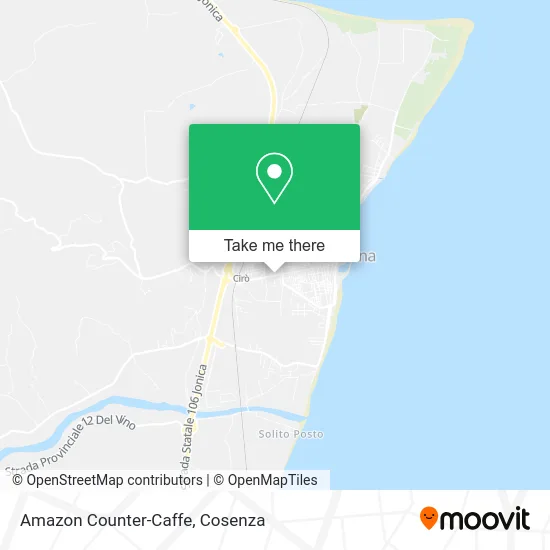 Amazon Counter-Cafe map