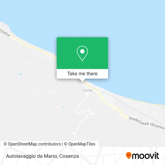 Autolavaggio da Mario map