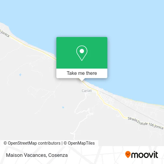 Maison Vacances map