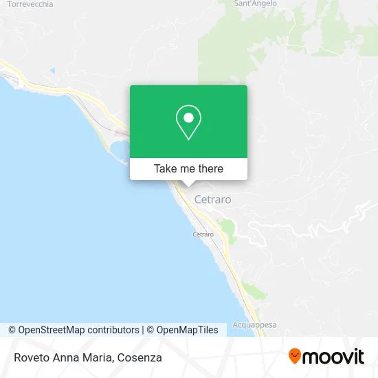 Roveto Anna Maria map