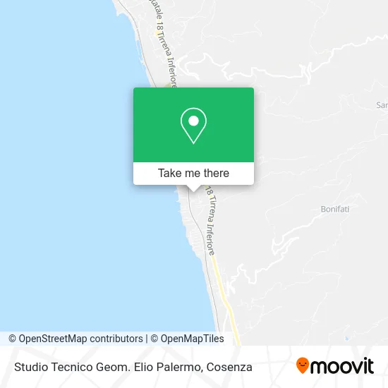 Studio Tecnico Geom. Elio Palermo map