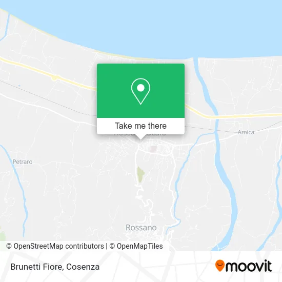 Brunetti Fiore map