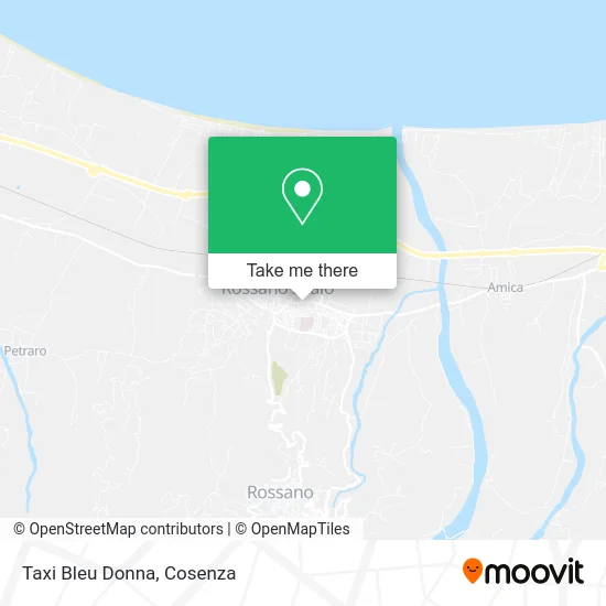 Taxi Bleu Donna map