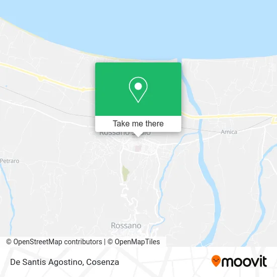 De Santis Agostino map