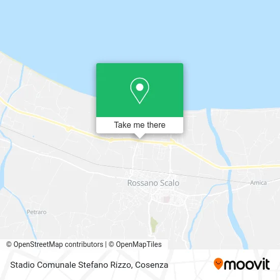 Stadio Comunale Stefano Rizzo map