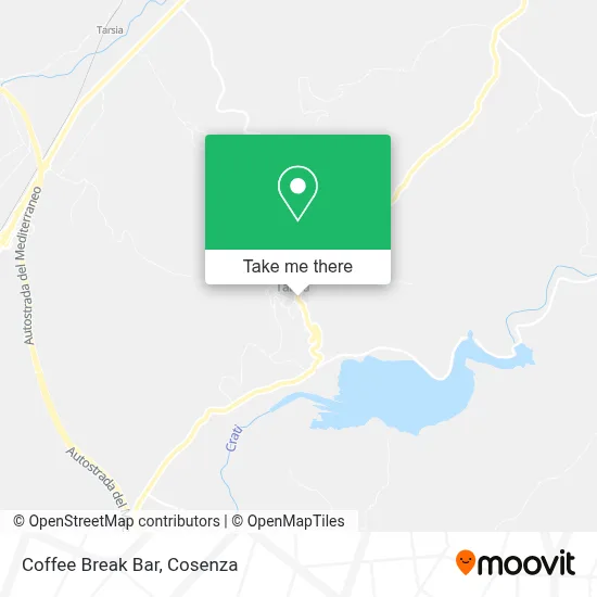 Coffee Break Bar map