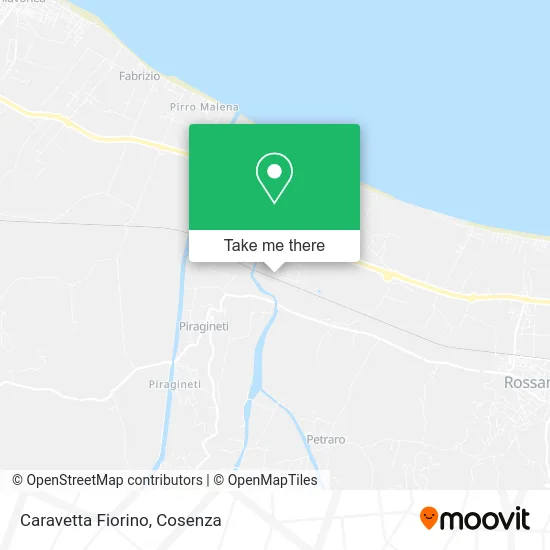Caravetta Fiorino map