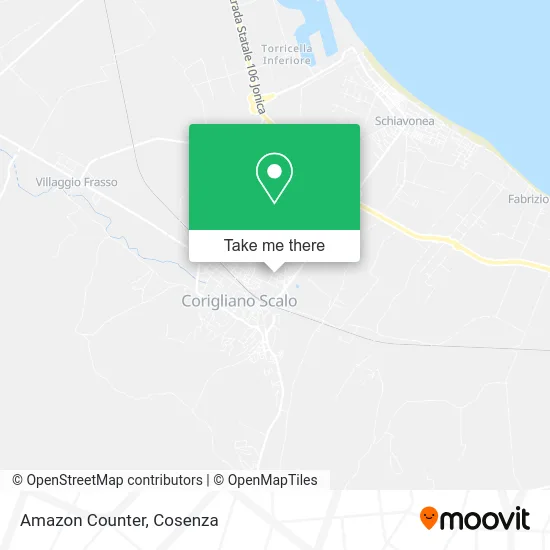 Amazon Counter map