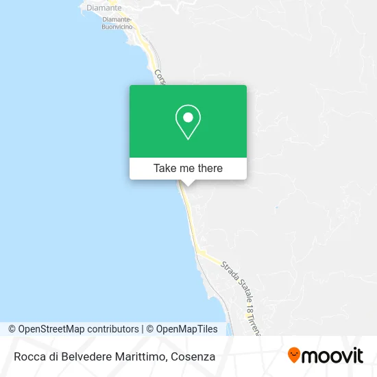 Rocca of Belvedere Marittimo map