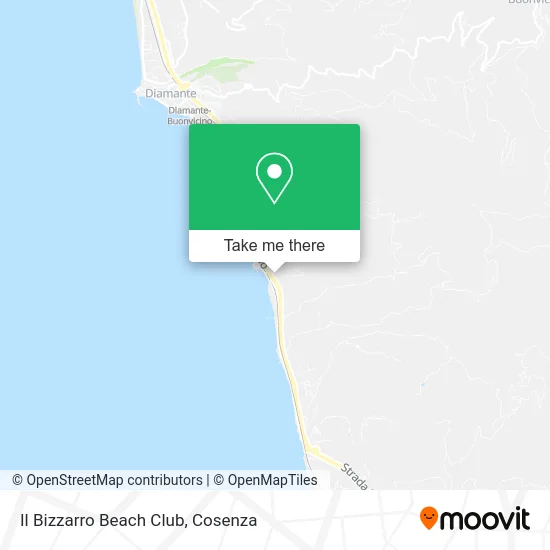 Il Bizzarro Beach Club map
