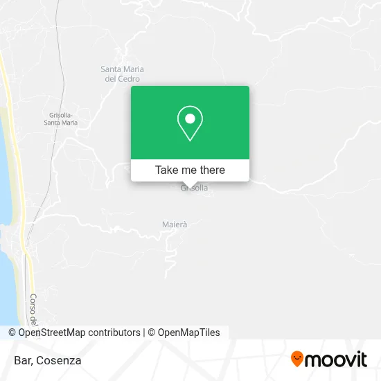 Bar map