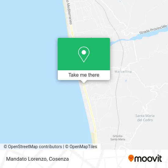 Mandato Lorenzo map