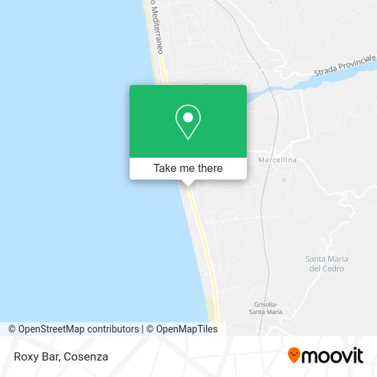 Roxy Bar map