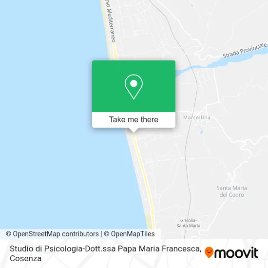 Studio di Psicologia-Dott.ssa Papa Maria Francesca map