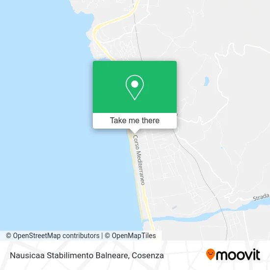 Nausicaa Stabilimento Balneare map