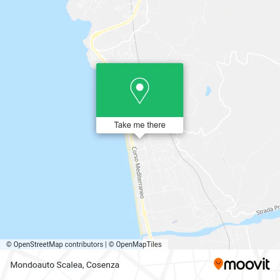 Mondoauto Scalea map