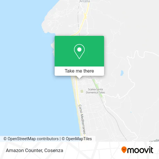 Amazon Counter map