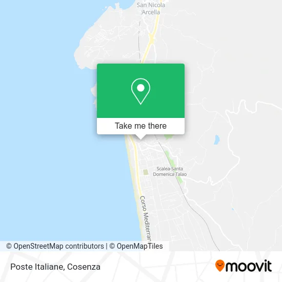 Italian Post Office map