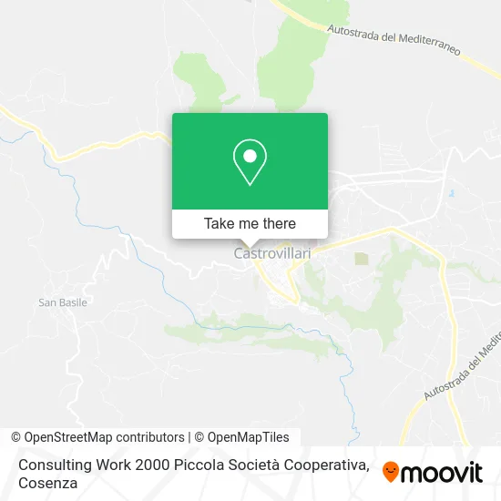Consulting Work 2000 Piccola Società Cooperativa map
