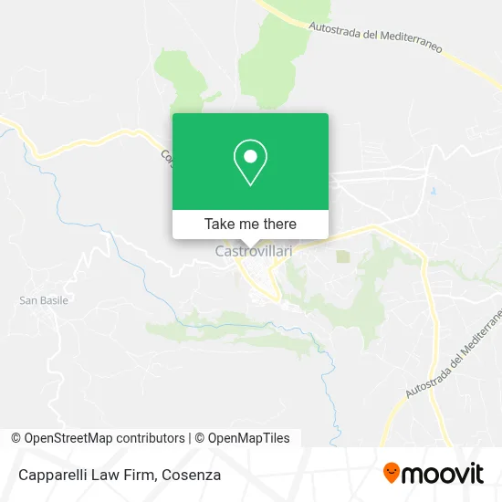 Capparelli Law Firm map