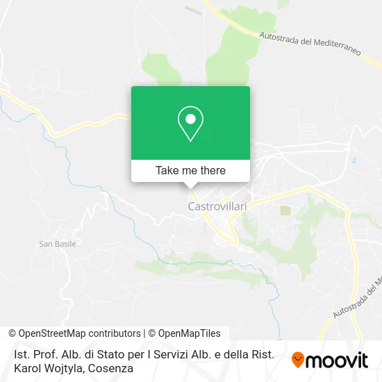 Ist. Prof. Alb. di Stato per I Servizi Alb. e della Rist. Karol Wojtyla map