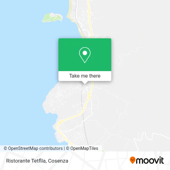 Tetflla Restaurant map