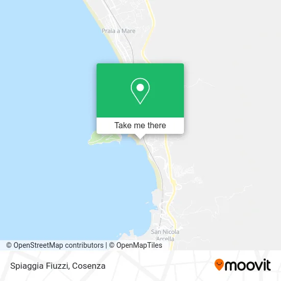 Spiaggia Fiuzzi map