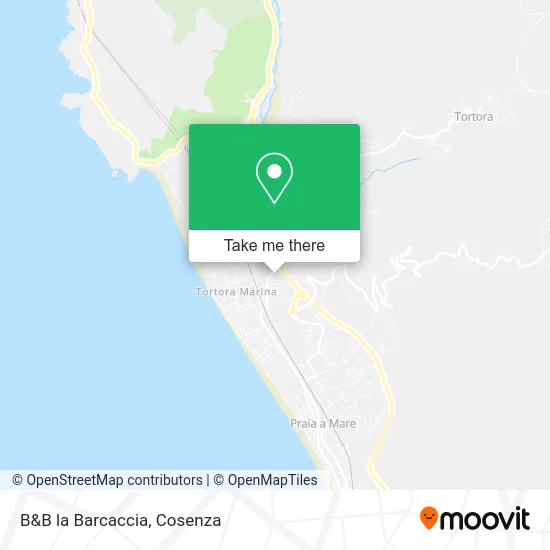 B&B la Barcaccia map