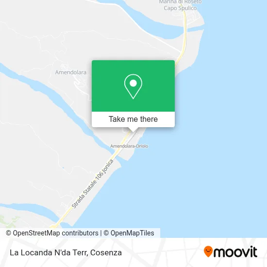 La Locanda N'da Terr map