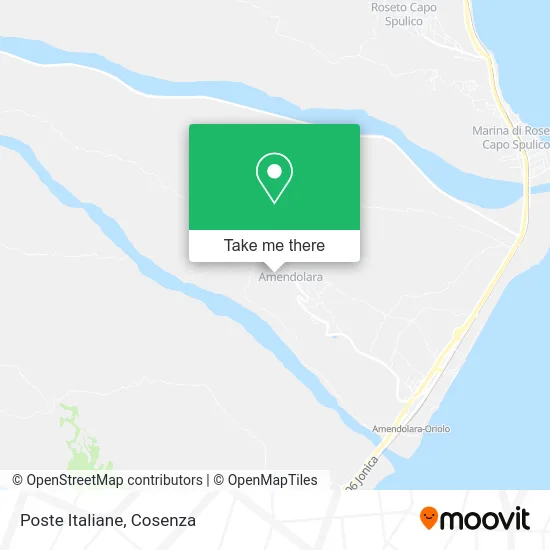 Italian Post Office map