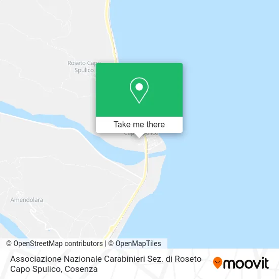 Associazione Nazionale Carabinieri Sez. di Roseto Capo Spulico map