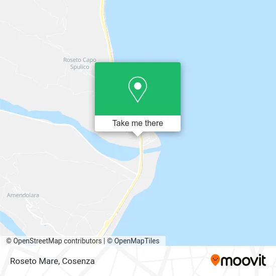 Roseto Mare map