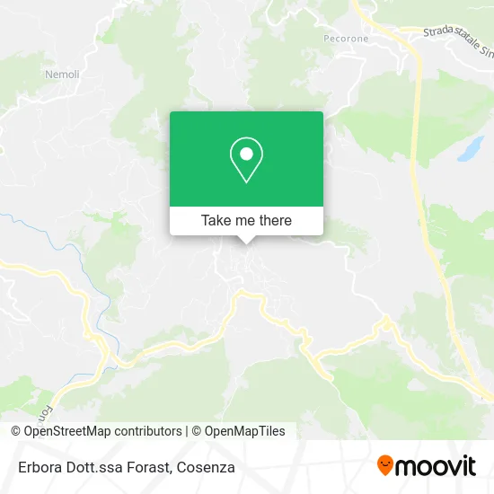 Erbora Dott.ssa Forast map